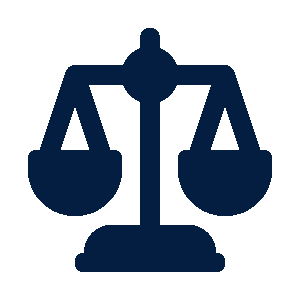 icon of legal scales