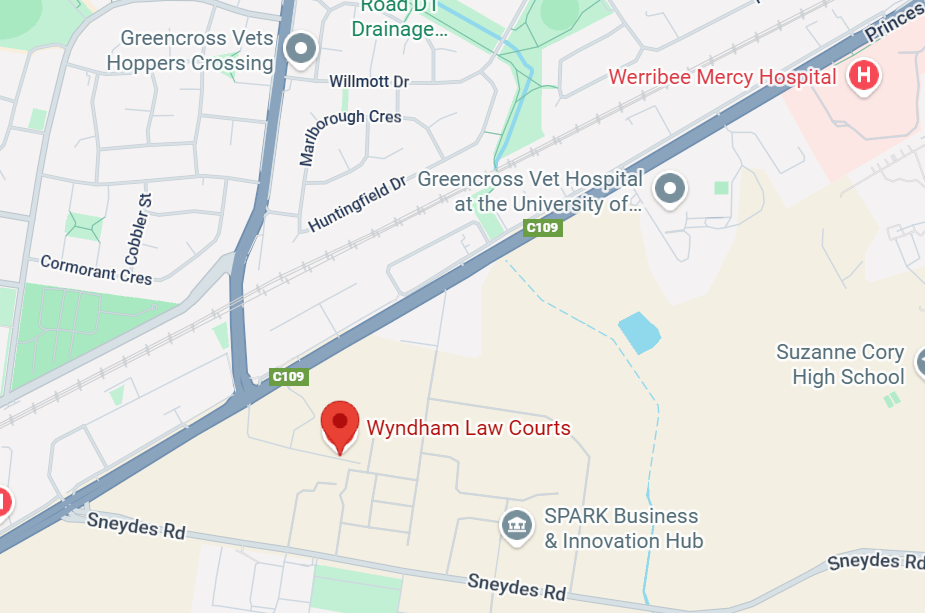 Wyndham Children's Court - map